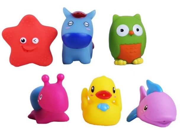 Set X 6 Animalitos De Goma Acuaticos El Duende Azul ELG 7483 1 Set X 6 Animalitos De Goma Acuaticos El Duende Azul ELG 7483 1