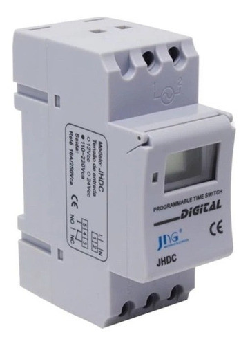 Timer / Temporizador Riel Din Reloj Programador 16 Amp 220 V 0