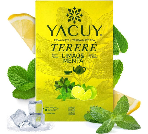 Yacuy Erva-mate Tereré Limão E Menta Caixa 500gr 0