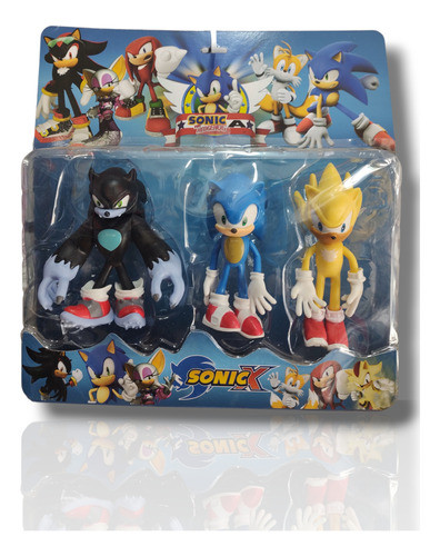 Muñecos Sonic Boom Set  X3 0