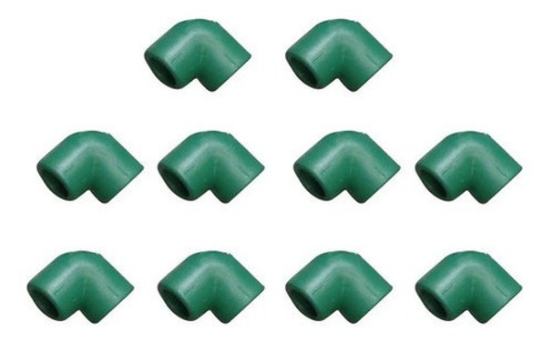 Codo Termofusión 20 Mm 1/2  Agua Fría Y Caliente Pack X 10 U 0