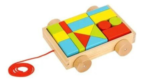 Mini Block & Roll- Encastre Con Arrastre Tooky Toy 0