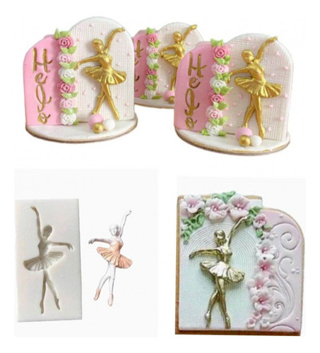 Molde De Silicone Bailarina Bl1 0