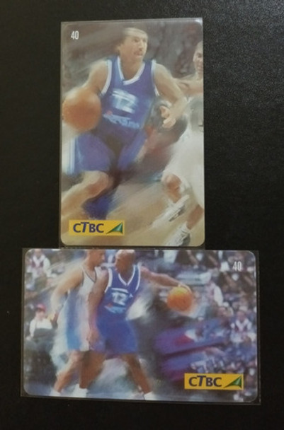 2 Cartões Telefônicos Da Ctbc  - Basquete .  Aspa- Franca 0