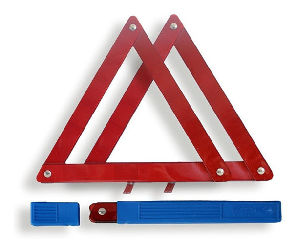 Balizas Triangulo Reflectivas Obligatorias Con Estuche X Jgo 0