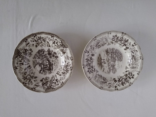 Vajilla Platos Hondos De Loza Italiana 0