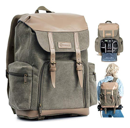 Tarion Mochila De Cámara De Lona Para Cámara, 0