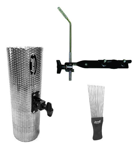 Guiro Meregue Com Suporte Reto Para Percussão Torelli 0