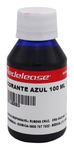 Corante Translúcido Azul Para Coloração Em Tintas 100ml 0
