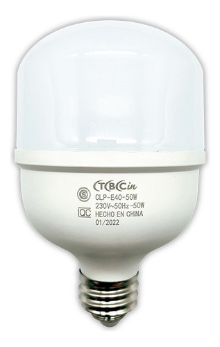 Lampara Led Alta Potencia 50w | E40 | Luz Natural | Tbcin 0