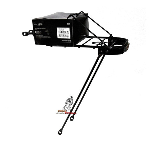 Porta Paquete Equipaje Para Bicicleta Con Trampa Y Reflector 0