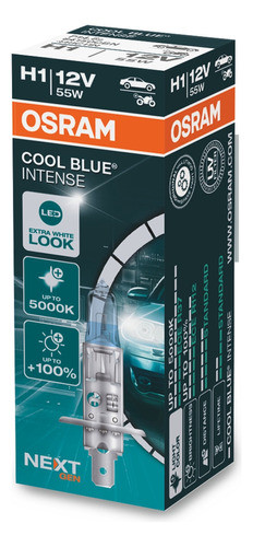 Lampara H1 Cool Blue Intense P14.5s 12v 55w Osram 64150cbi 0