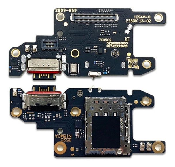 Placa Conector Carga Microfone Para Xiaomi Poco X6 5g Turbo 0