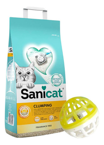 Arena Sanitaria Sanicat Aglomerante 5 Kg + Regalo 0