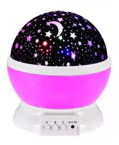 Lámpara Infantil Proyector De Estrellas Velador Luz Noche 0
