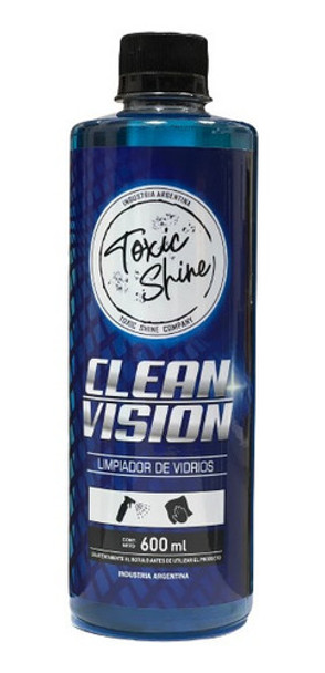 Toxic Shine Clean Vision Limpiavidrios 600cc 0