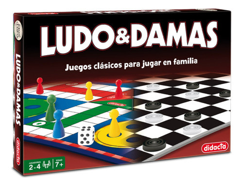 Juego De Mesa Ludo Damas Didacta Mundo Kanata 0