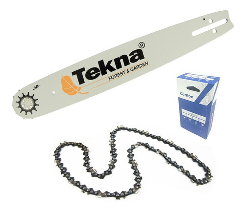 Sabre 45cm + Corrente Para Motosserra Tekna Cs58 0
