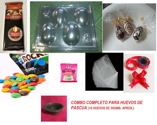 Huevos De Pascua Combo Para Hacer 10 Huevos De 50gms. Aprox. 0
