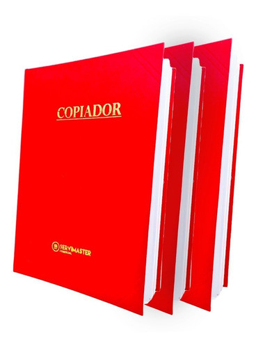 Combo Contable 3 Libros Copiadores  250 Folios Tapa Dura 0