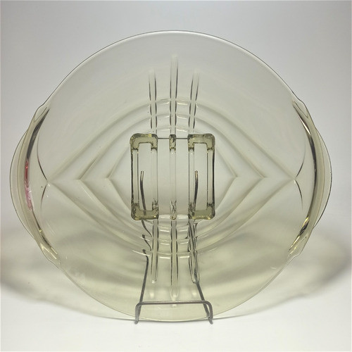 Hermoso Centro De Mesa En Vidrio Prensado. 0