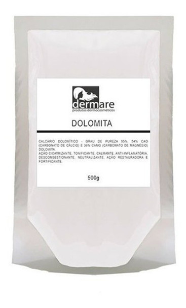 Dolomita Pó Ação Tonificante E Cicatrizante 500g - Dermare 0