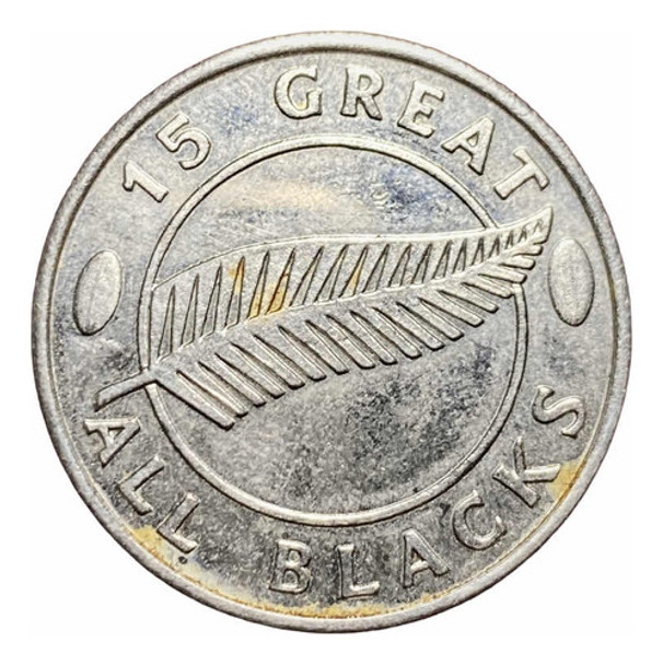 Medalla 15 Great All Blacks Brian Lochore 0