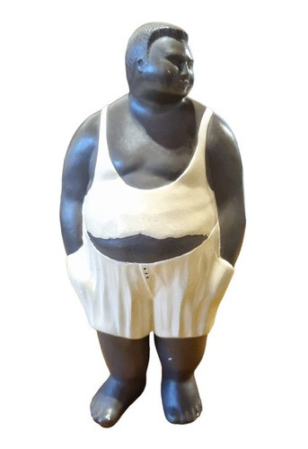 Antiguo Muñeco O Replica Botero De Ceramica 0