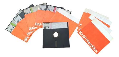 Disquete Basf Flexydisk 8 Polegadas Floppy Disk Original Iii 0