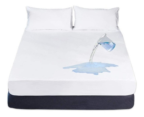 Cubre Colchón Pvc Impermeable Protector Funda De 1 Plaza 0