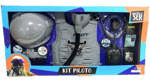 Kit Piloto Infantil - Brincando De Ser - Multikids 0