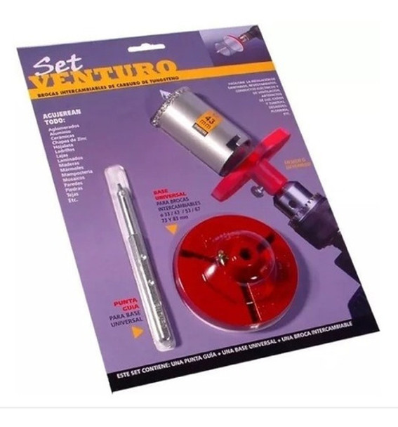 Set Completo Copa Venturo 43 Mm Concreto Pared Mf Shop 0
