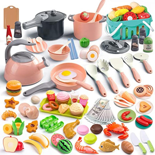 Funpynani Juego De Cocina De 130 Piezas, Ollas De 0