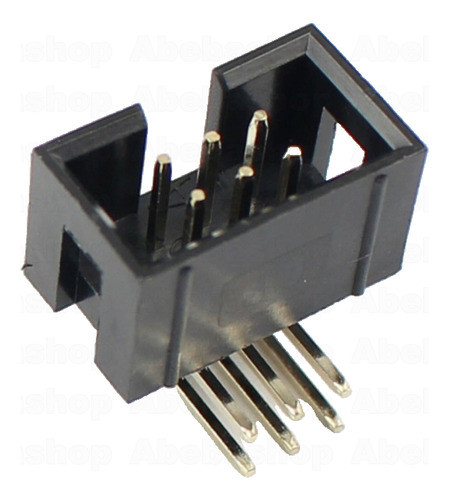 Conector Idc 3x2 Macho 90grad Tira Pines Cable Plano Arduino 0