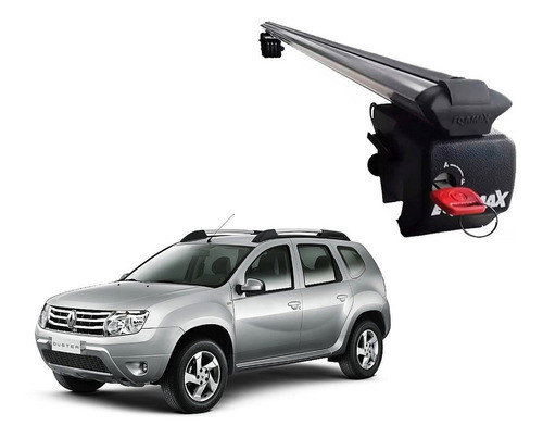 Barras Techo Rurales Eqmax Renault Duster/oroch 2015 Gris 0