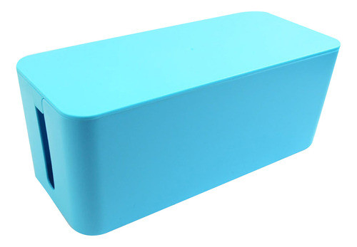 Organizador De Caixa De Gerenciamento De Cabos Azuis Para Co 0