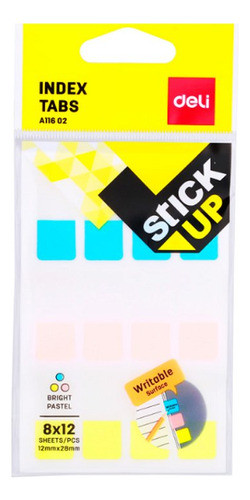 Notas Adhesivas Transparentes Deli Señalador Plastico 0