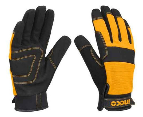 Guantes Mecanico Microfibra Xl Ingco Hgmg01-xl 0