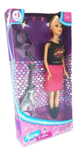 Muñeca Poppi Doll Kiara Rockstar Cantante - Sharif Express 0