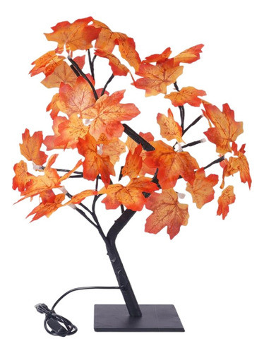 Abajur De Mesa Usb Led Maple Tree Light Quarto Dia De Ação 0