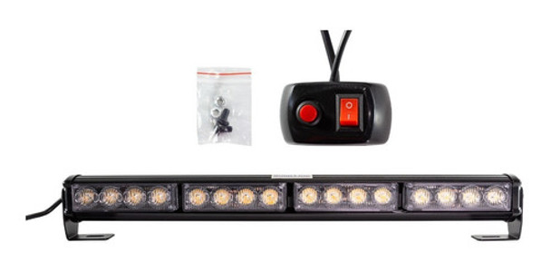 Barral Baliza Ambar 16 Watts 46cm Seguridad Vial Nl812-4 0