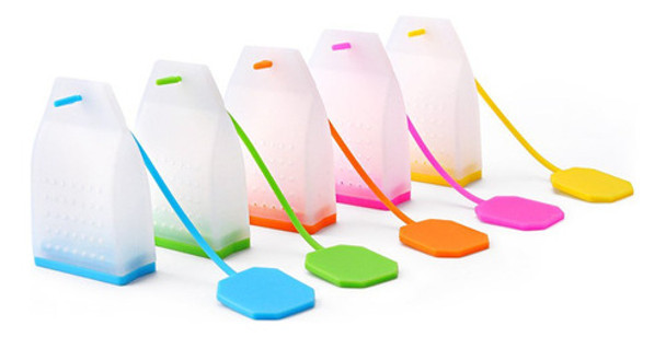 Máquina De Chá De Silicone Com Folhas Soltas, 6 Unidades 0