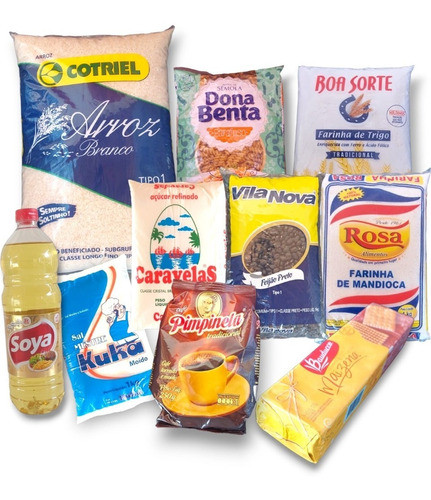 Kit Cesta Básica Nobre Doação Social E Empresa N°6 0