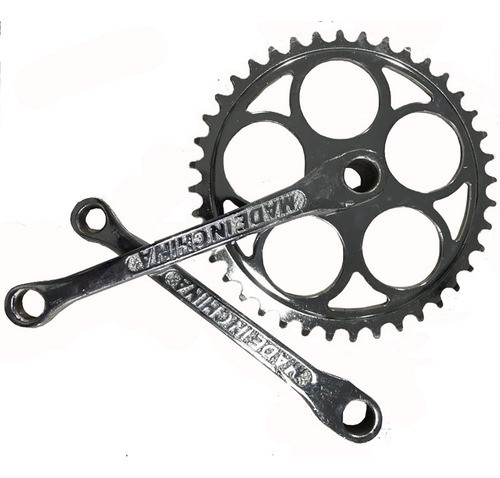 Plato Palanca 40 Dientes X 170 Mm Cromado Punta Redonda 0