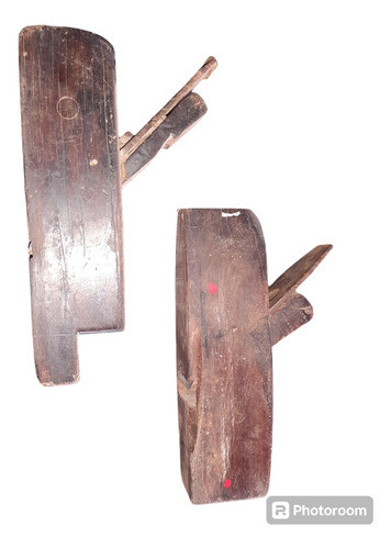 Antiguos Sepillos De Carpinteros  De Madera 0