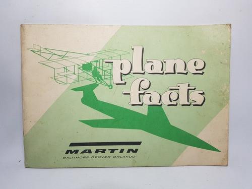 Antiguo Catálogo Aviones Plane Facts Martin Mag 56999 0