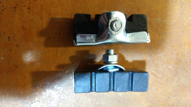 Juego De Tacos Patines De Freno A Varilla Bicicleta Inglesa 0