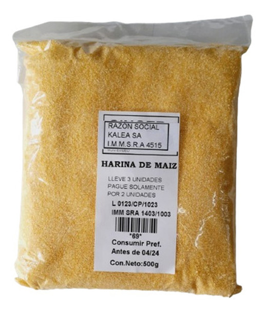 Harina De Maiz Gruesa Para Polenta 500g  Lleve 3 Pague Por 2 0 Harina De Maiz Gruesa Para Polenta 500g  Lleve 3 Pague Por 2 0