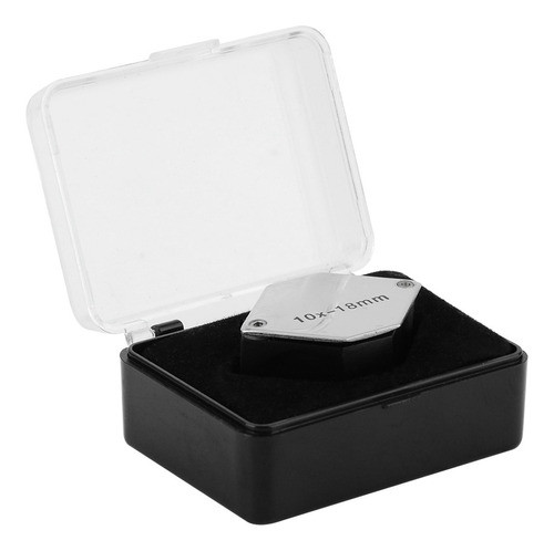 Nova 10x Lupa Lupa Jóias Pedra Preciosa Ampliação Óptica 0