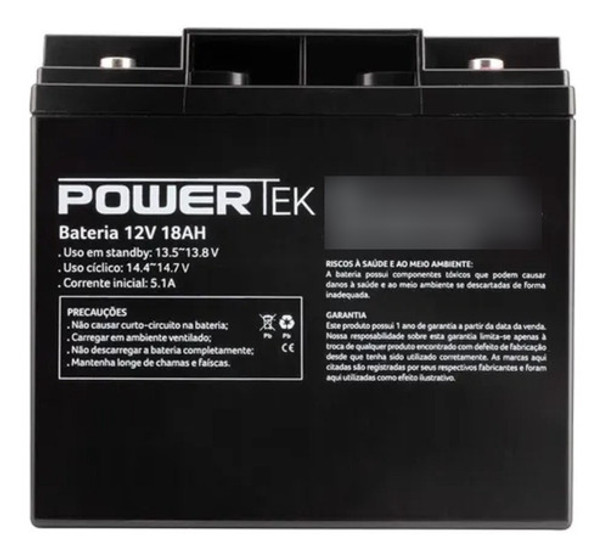 Bateria Estacionária 12v 18ah Vrla Para No-break 0